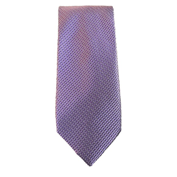 Nautica Tie Men's 3.5 in Purple w/ Graphite Silk Necktie Classic Nice! - Picture 1 of 6